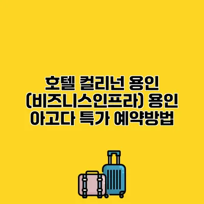 호텔 컬리넌 용인 (비즈니스인프라) 용인 아고다 특가 예약방법